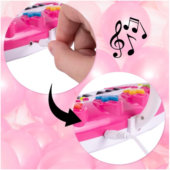 Lavinamasis Muzikinis Pianinas " My Piano" Rose